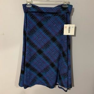 NWT LuLaRoe Azure skirt Blue Skirt